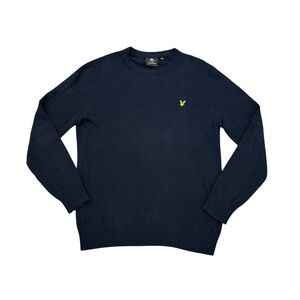 Lyle & Scott Cotton Merino Crew Neck Jumper Size M/L